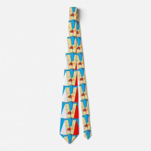 Wine And Cheese Lovers Neck Tie