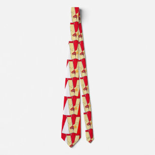 Wine And Cheese Lovers Neck Tie