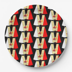 Wine And Cheese Lovers Paper Plates