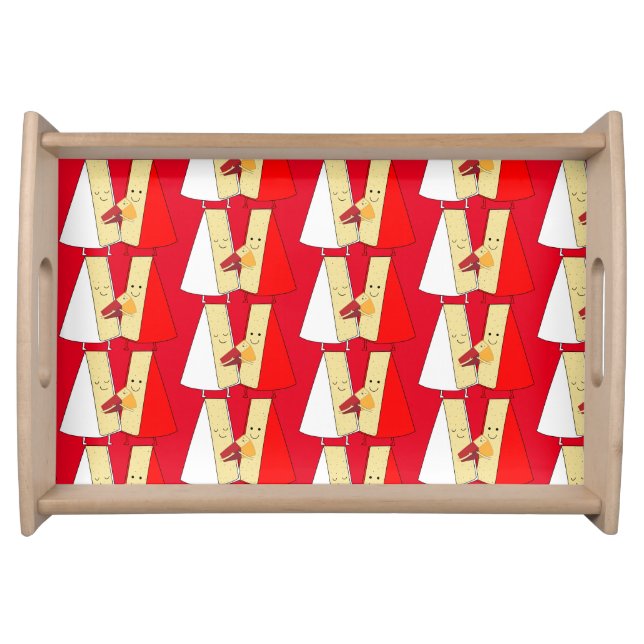 Wine And Cheese Lovers Serving Tray (Front)