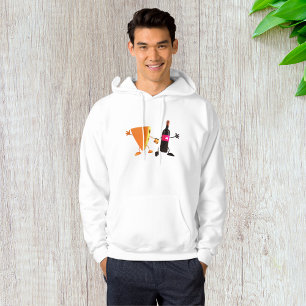 Wine And Cheese Mens Hoodie