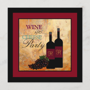 Wine and Cheese Party Invitation