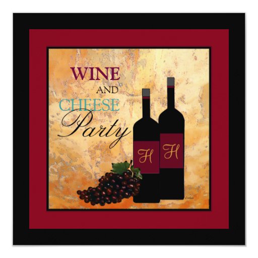 Wine And Cheese Party Invitations 4