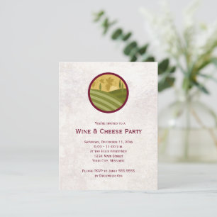 Wine and Cheese Party Invitations