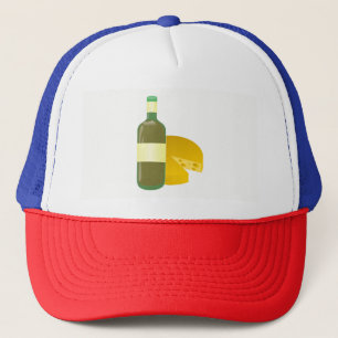 Wine and Cheese Trucker Hat
