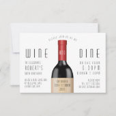 Wine and Dine Birthday Celebration Invitation | Zazzle