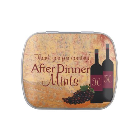 Wine And Grapes After Dinner Mints | Jelly Belly Tin