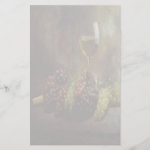 Wine And Grapes Stationery