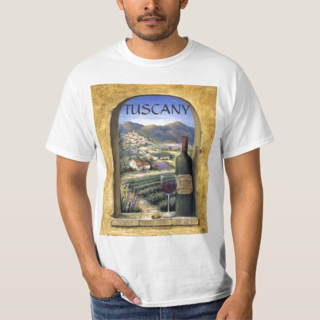 Wine And Lavender T-Shirt (Front)