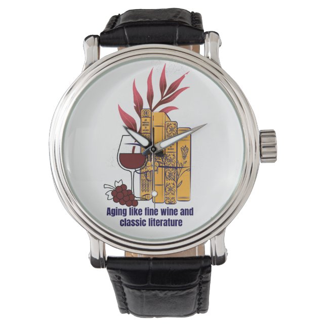 Wine and literature watch (Front)