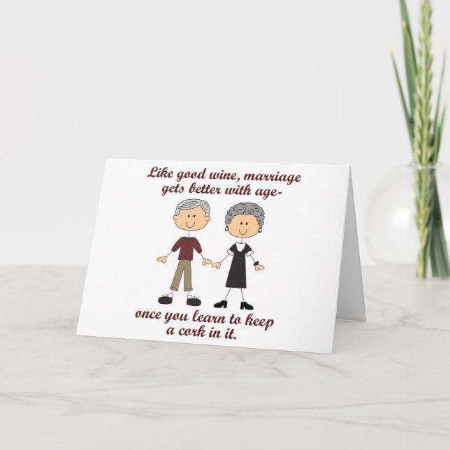 Wine and Marriage Card (Front)