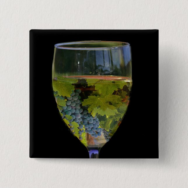 Wine Art Button (Front)