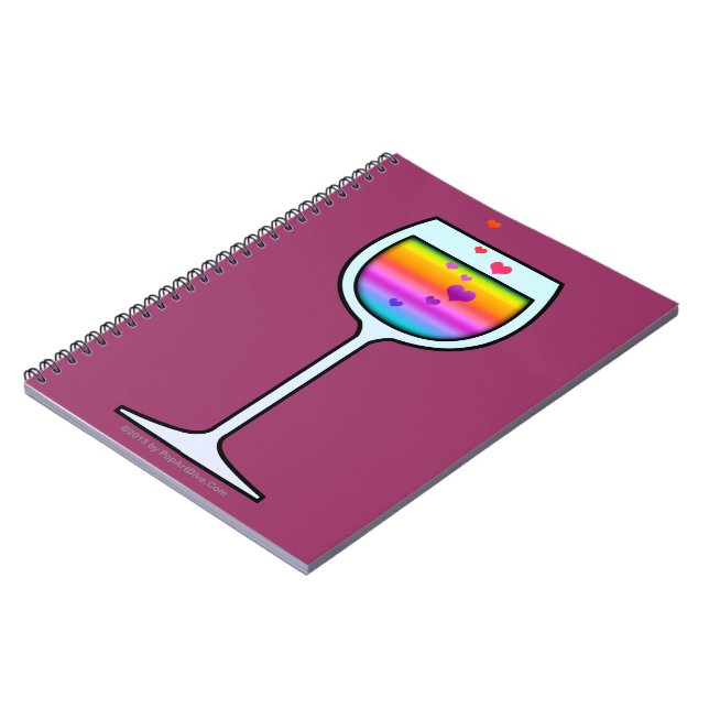 WINE ART NOTEBOOK (Left Side)