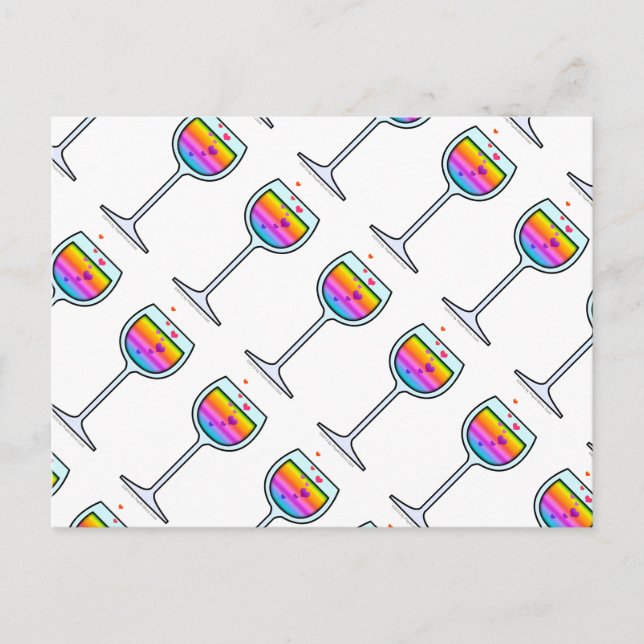 WINE ART POSTCARD (Front)