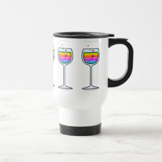 WINE ART TRAVEL MUG