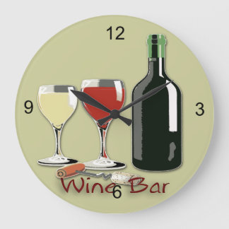Wine Bar - Wine Round Wall Clock