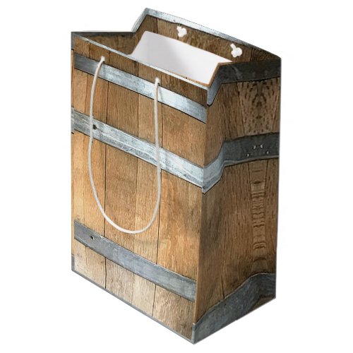 Wine Barrel Medium Gift Bag