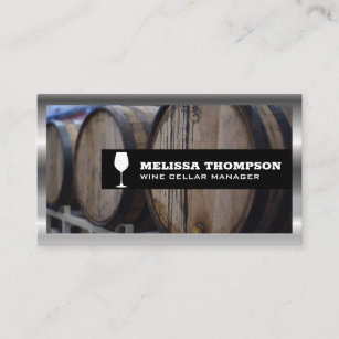 Wine Barrels   Collection Business Card