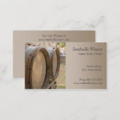 Wine Barrels Winery Business Card (Front/Back)