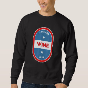 Wine Bartender Political Election Parody 2024 Sweatshirt