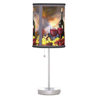 Wine Before and After Table Lamp