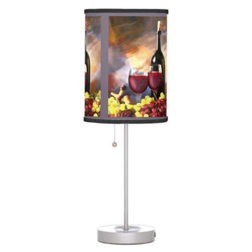 Wine Before and After Table Lamp