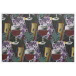 Wine Beverage and Grapes Fabric