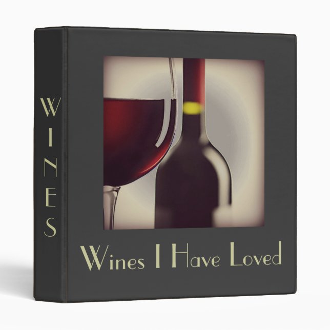 Wine  Binder (Front/Spine)