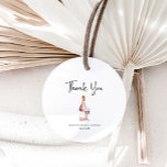 Wine Blush Pink Bridal Shower Favor Tags<br><div class="desc">Wine Blush Pink Bridal Shower Favor Tags</div>