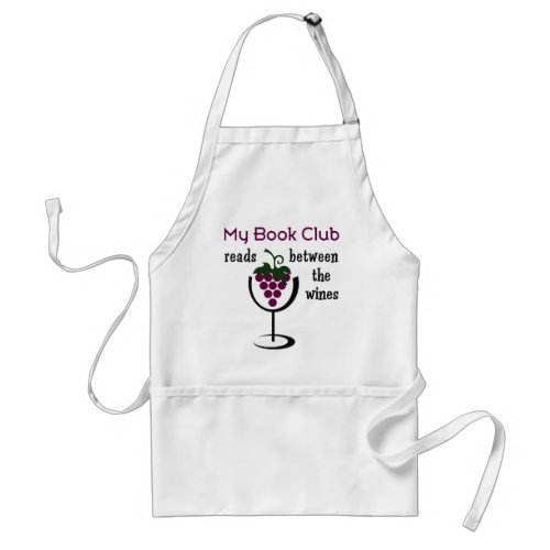 Wine Book Club Adult Apron