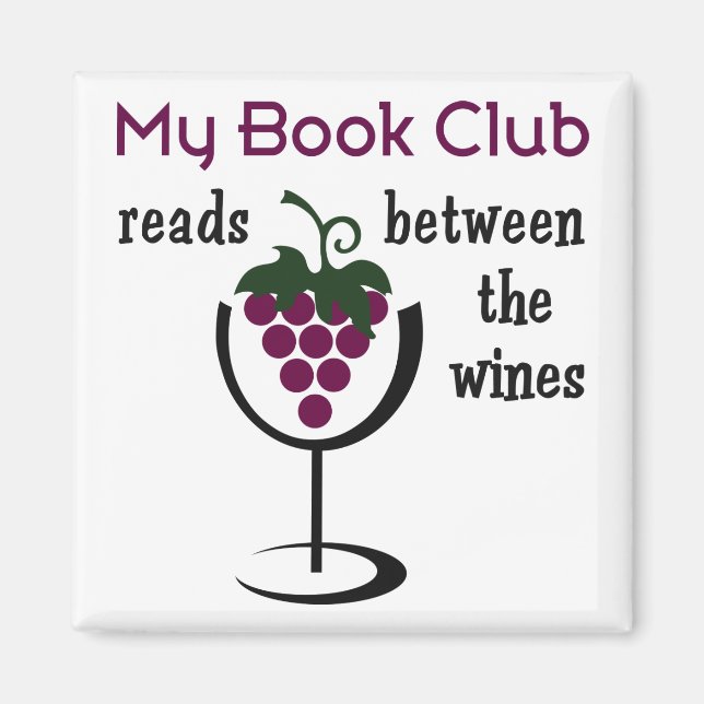 Wine Book Club Magnet (Front)