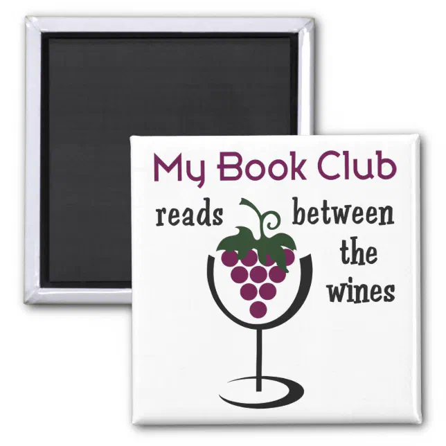 Wine Book Club Magnet (Front)