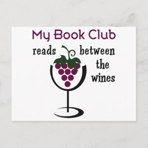 Wine Book Club Postcard