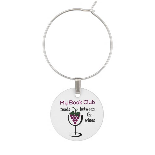 Wine Book Club Wine Charm