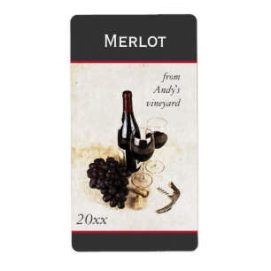 wine bottle and glasses wine bottle sticker