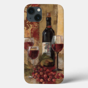 Wine Bottle and Wine Glasses iPhone 13 Case