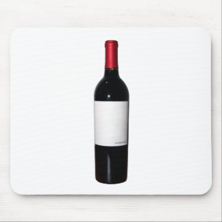 Wine Bottle (Blank Label) Mousepad