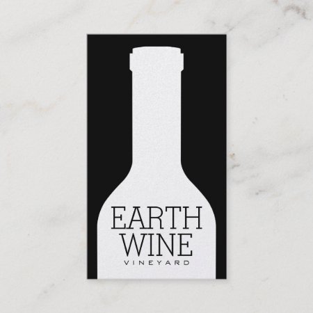 Wine Bottle Business Card
