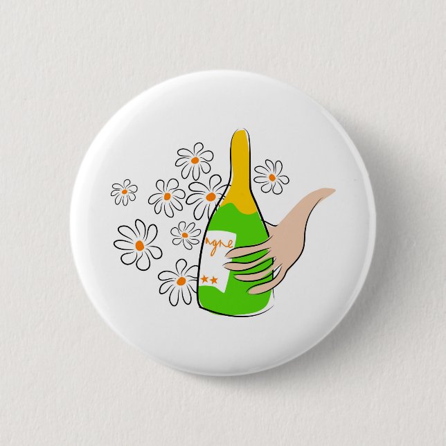 wine bottle button (Front)