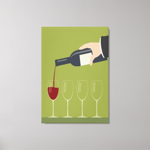 Wine Bottle Canvas Print