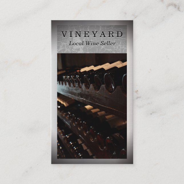 Wine Bottle Collection Business Card (Front)
