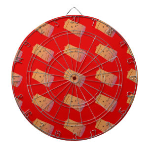 Wine Bottle Cork Seamless Background Dart Board