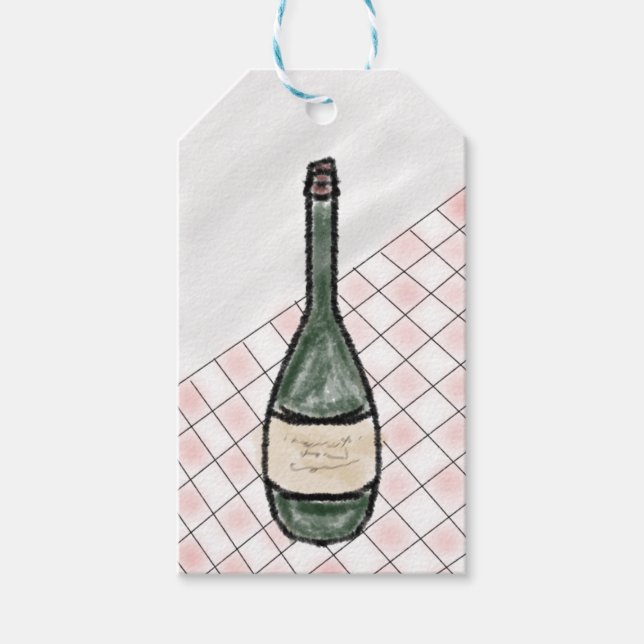 Wine Bottle Gift Tags (Front)