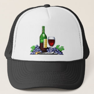 Wine Bottle & Glass Hat