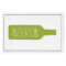 Wine Bottle Illustration - Modern White Name