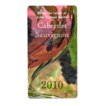 Wine bottle label