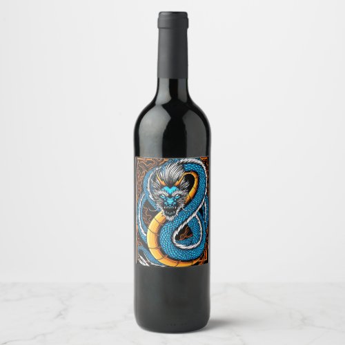 Wine Bottle Label 89 cm x 102 cm Easily customis