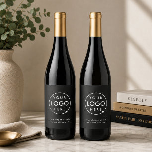 Wine Bottle Labels Custom Logo Business Stickers