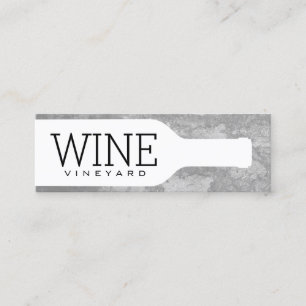 Wine Bottle Mini Business Card