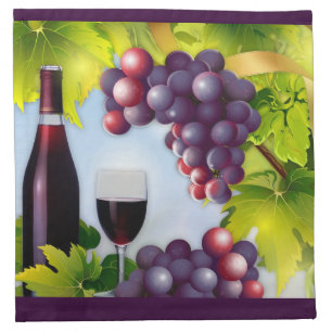 Wine Bottle Napkin